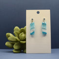 Candy Stripes - Rectangle Earrings