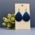 Ombré Teardrop Dangle Earrings