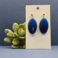 Ombré Oval Dangle Earrings