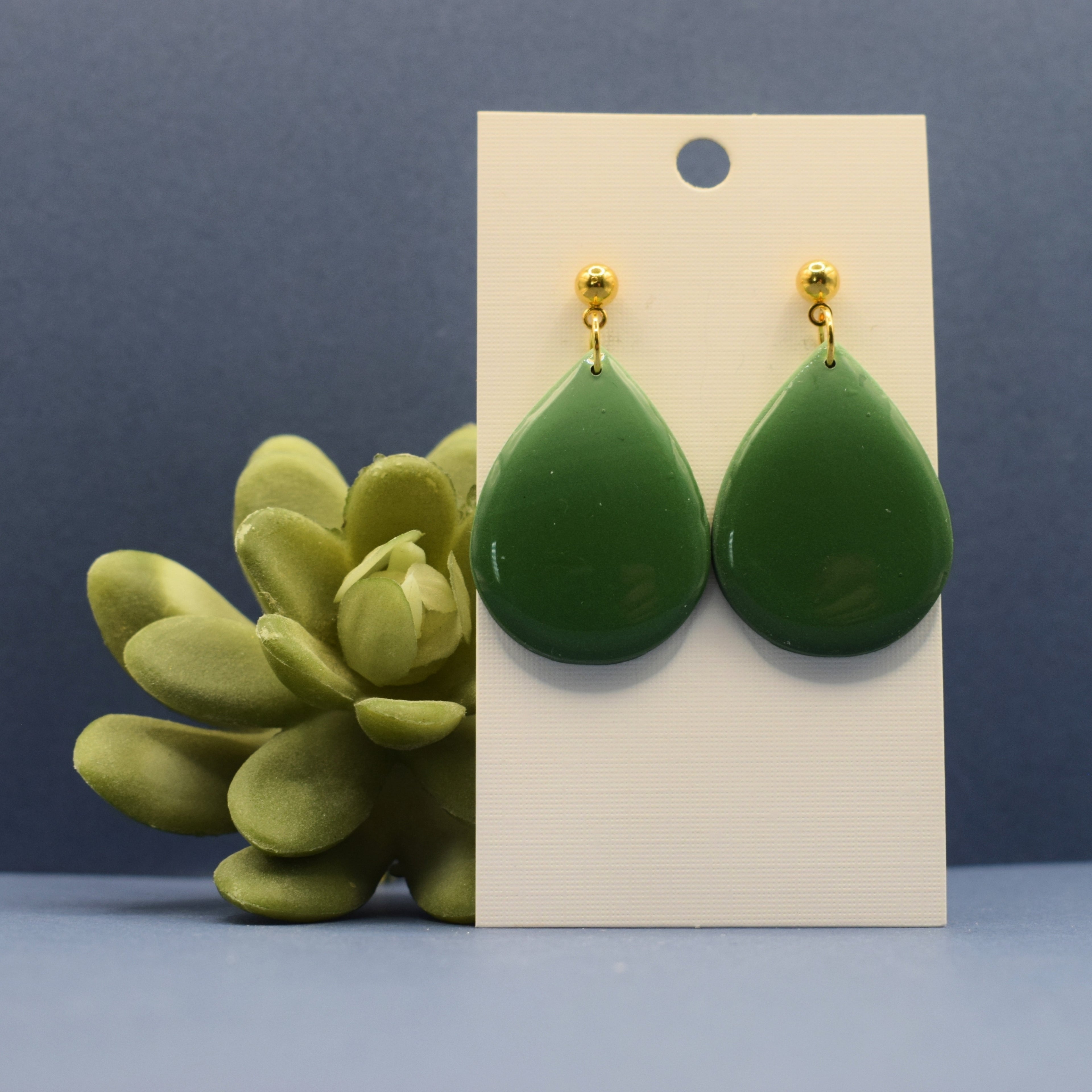 Ombré Teardrop Dangle Earrings