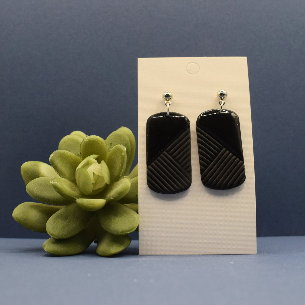 Long Rectangle Earrings