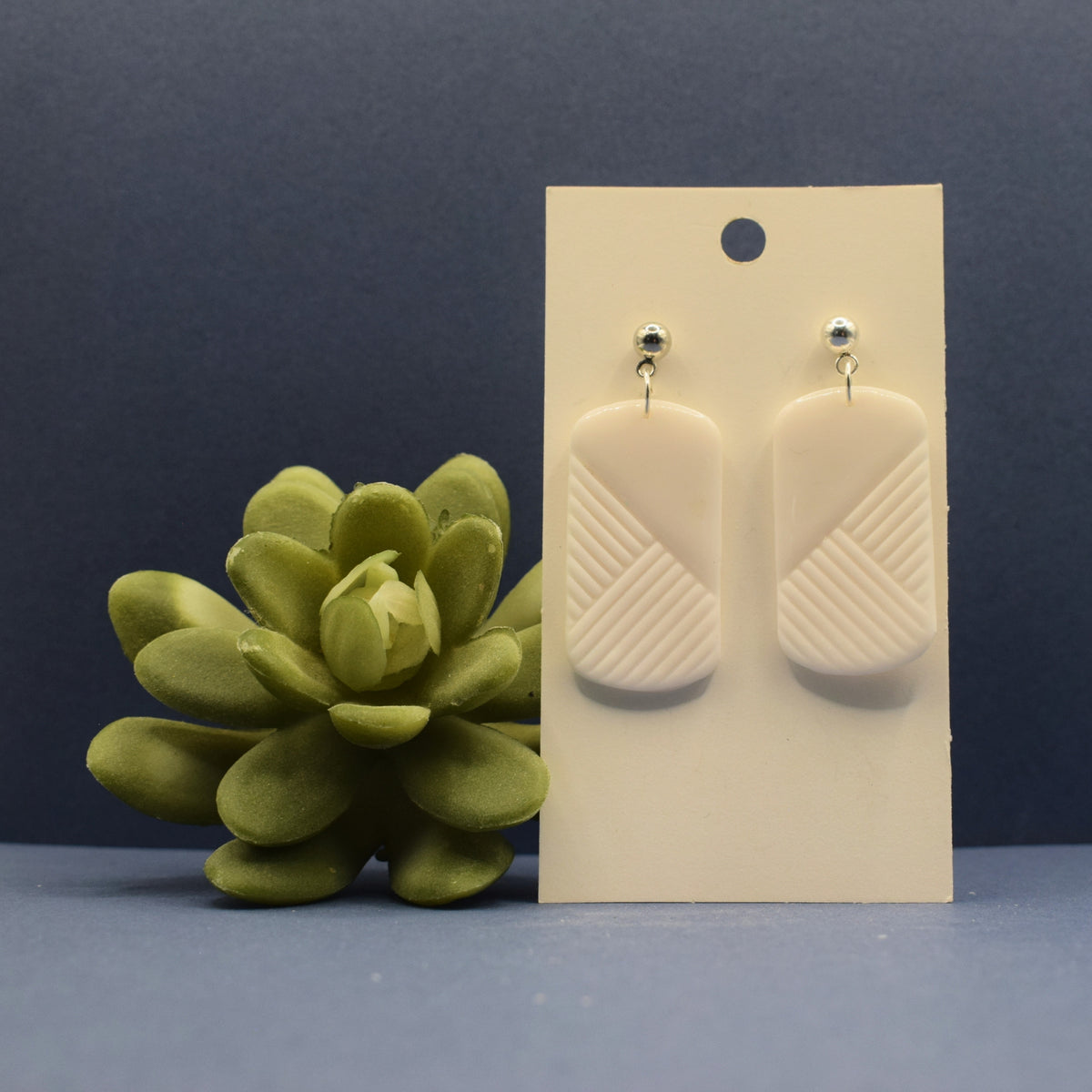 Long Rectangle Earrings