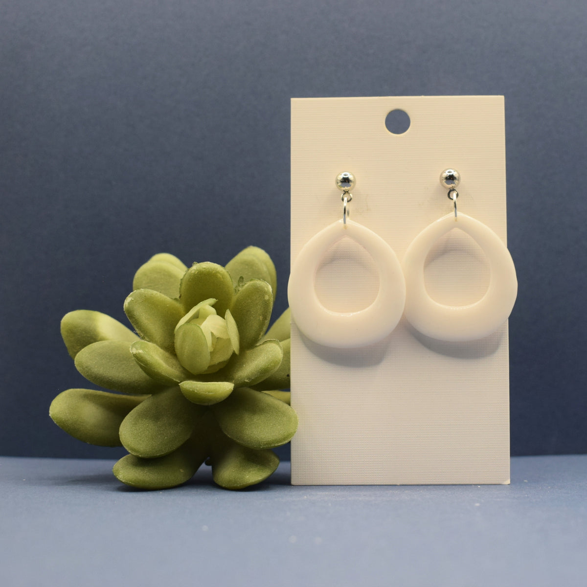 Teardrop Hoop Earrings