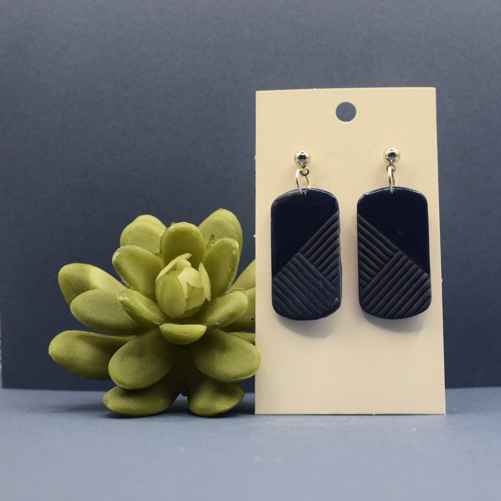 Long Rectangle Earrings