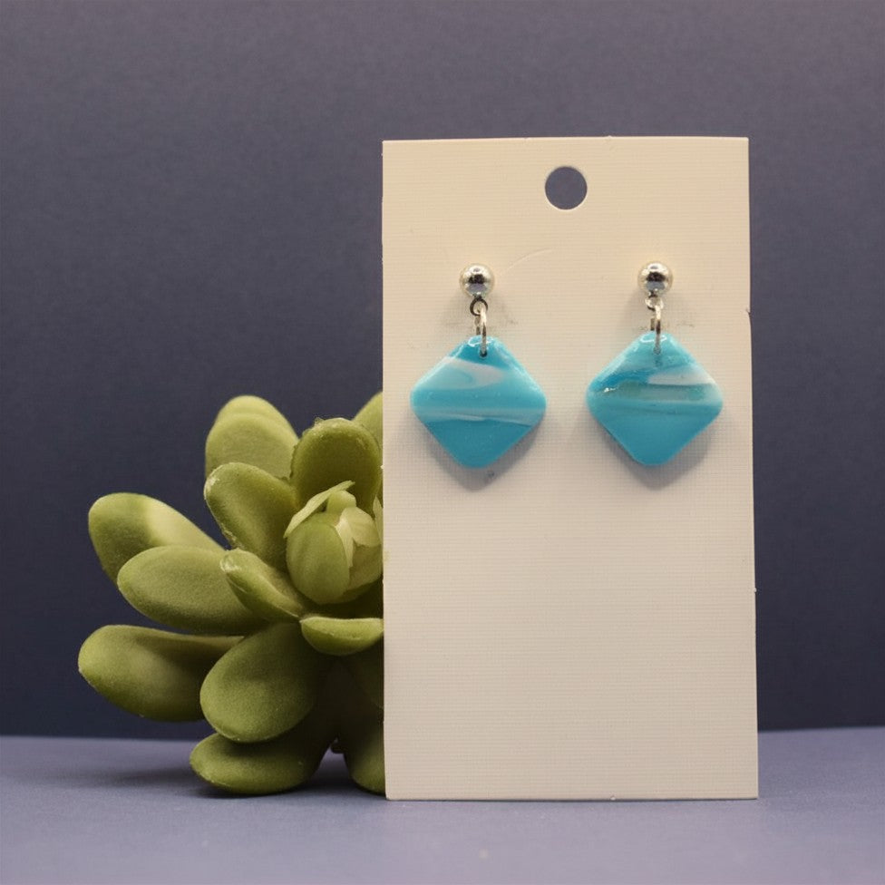 Candy Stripes - Diamond Earrings